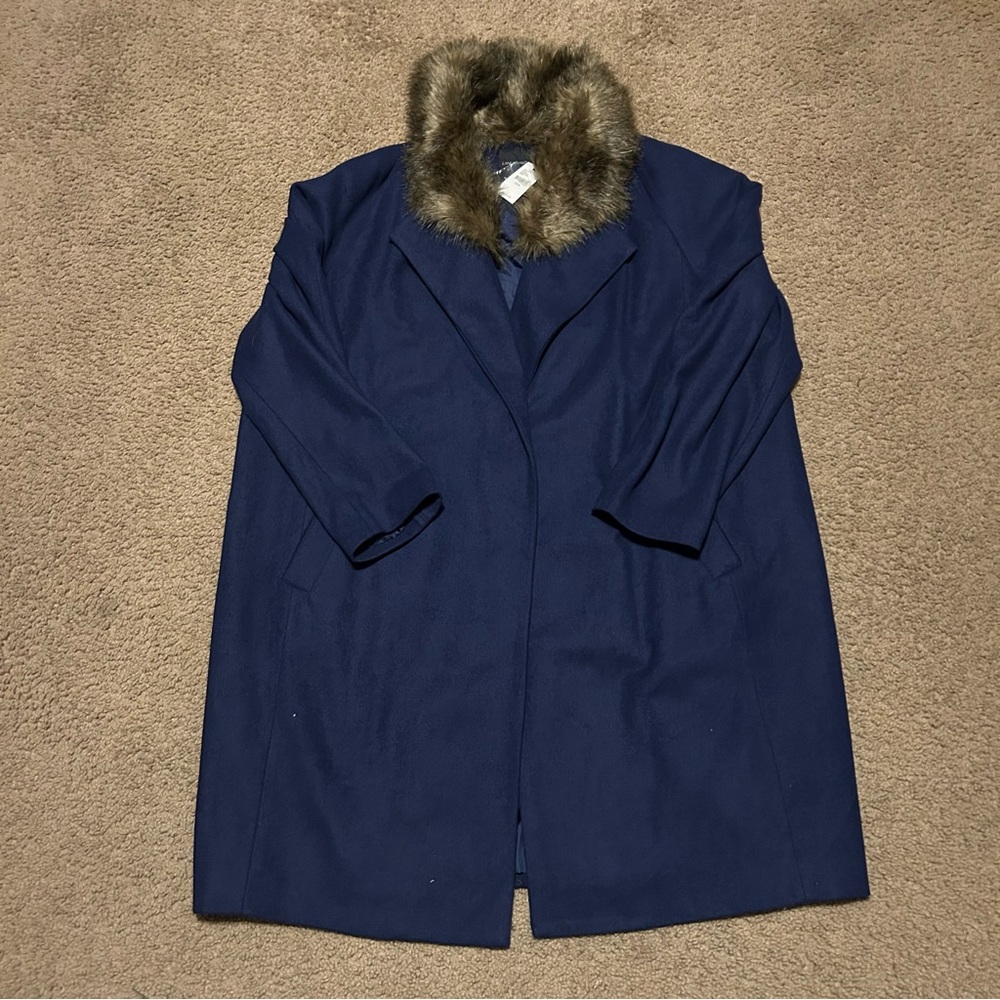 navy trench coat, 22/24